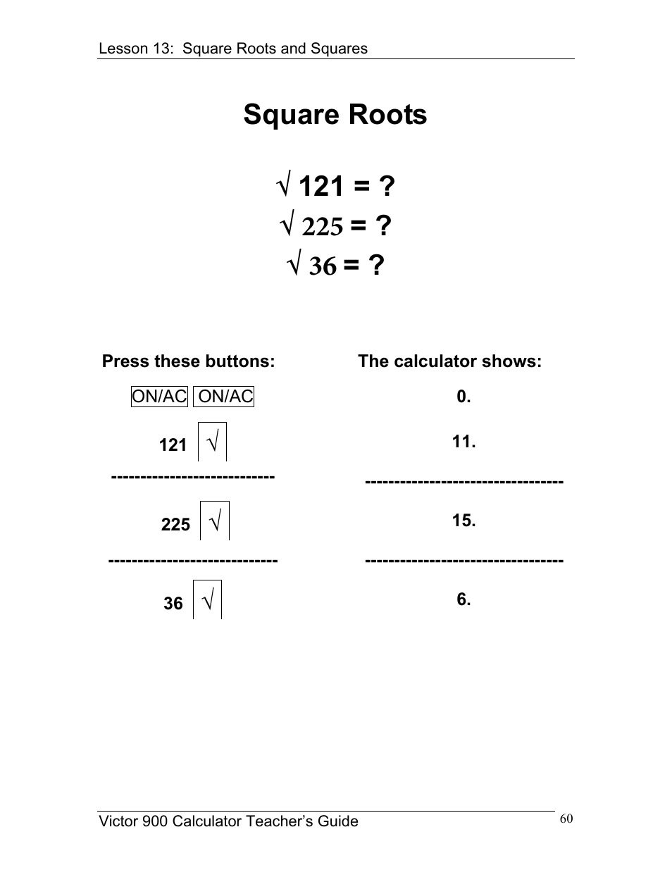 Victor 900 User Manual | Page 60 / 62
