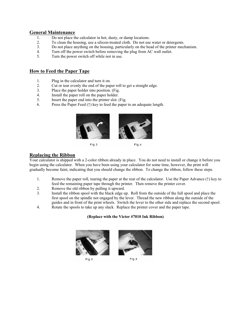 Victor Calculator User Manual | Page 2 / 7