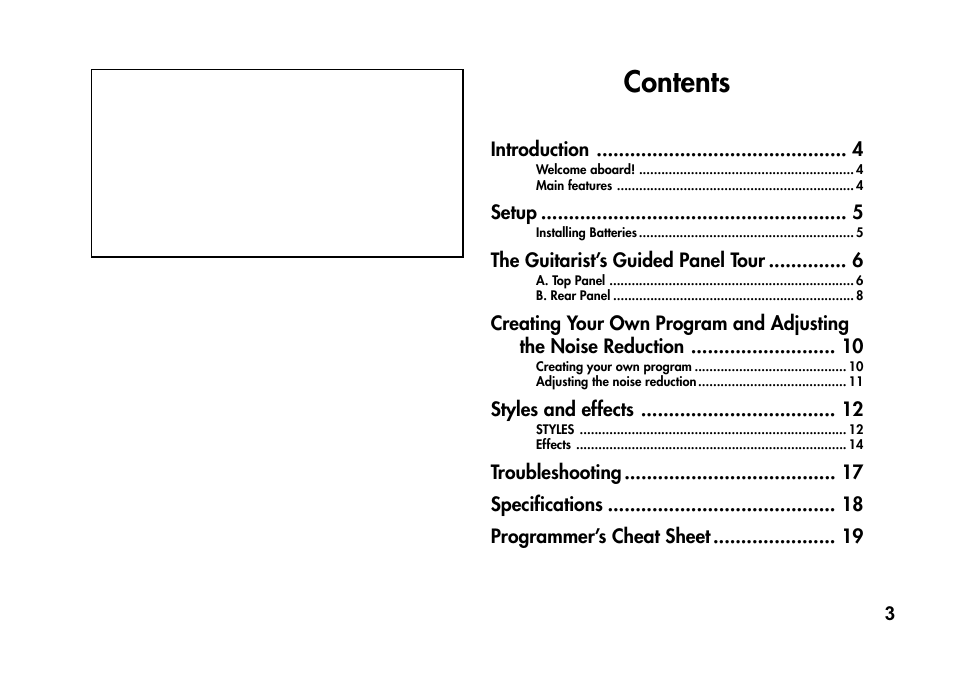 Vox DA5 User Manual | Page 3 / 20
