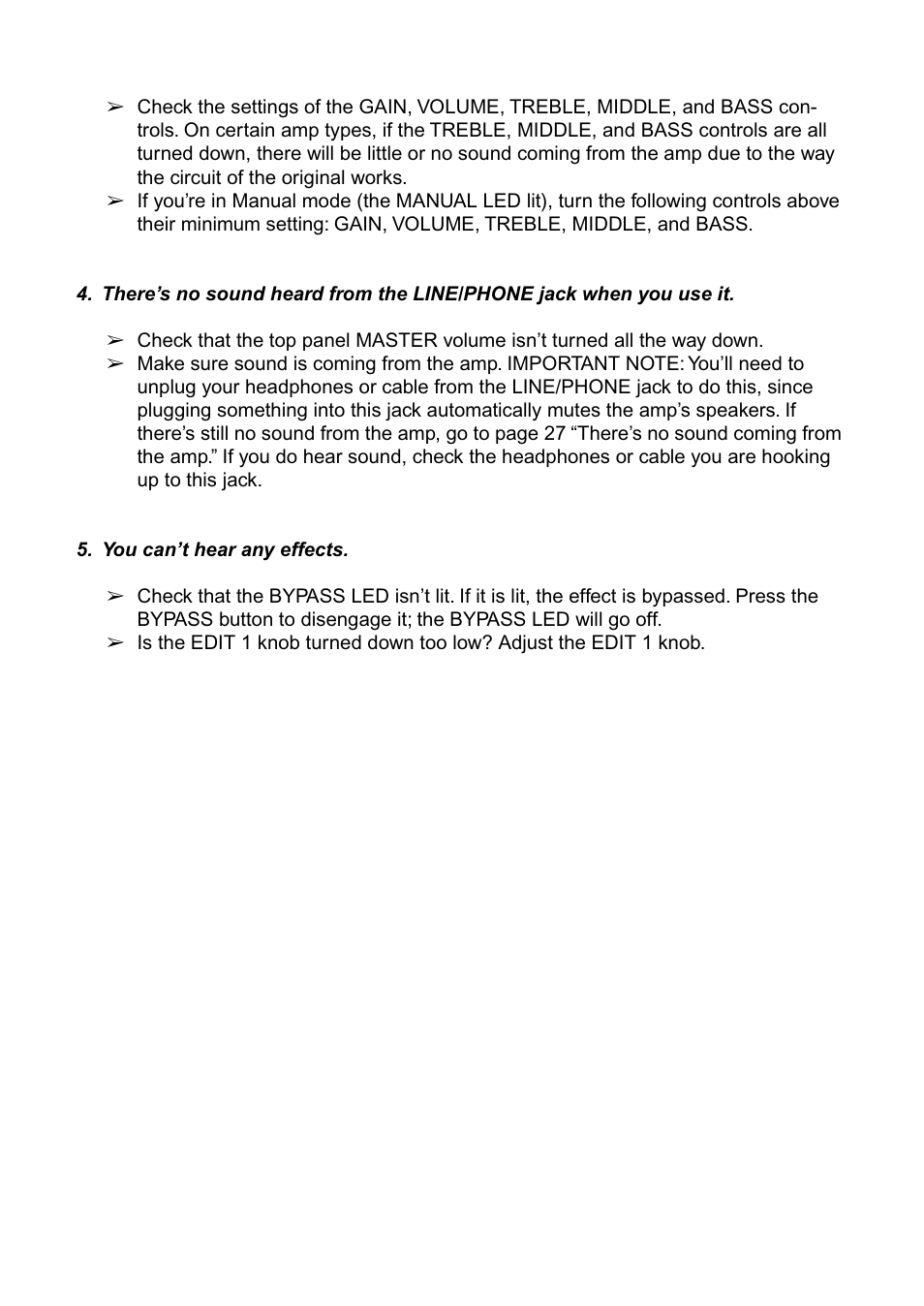 Vox AD100VT User Manual | Page 32 / 36