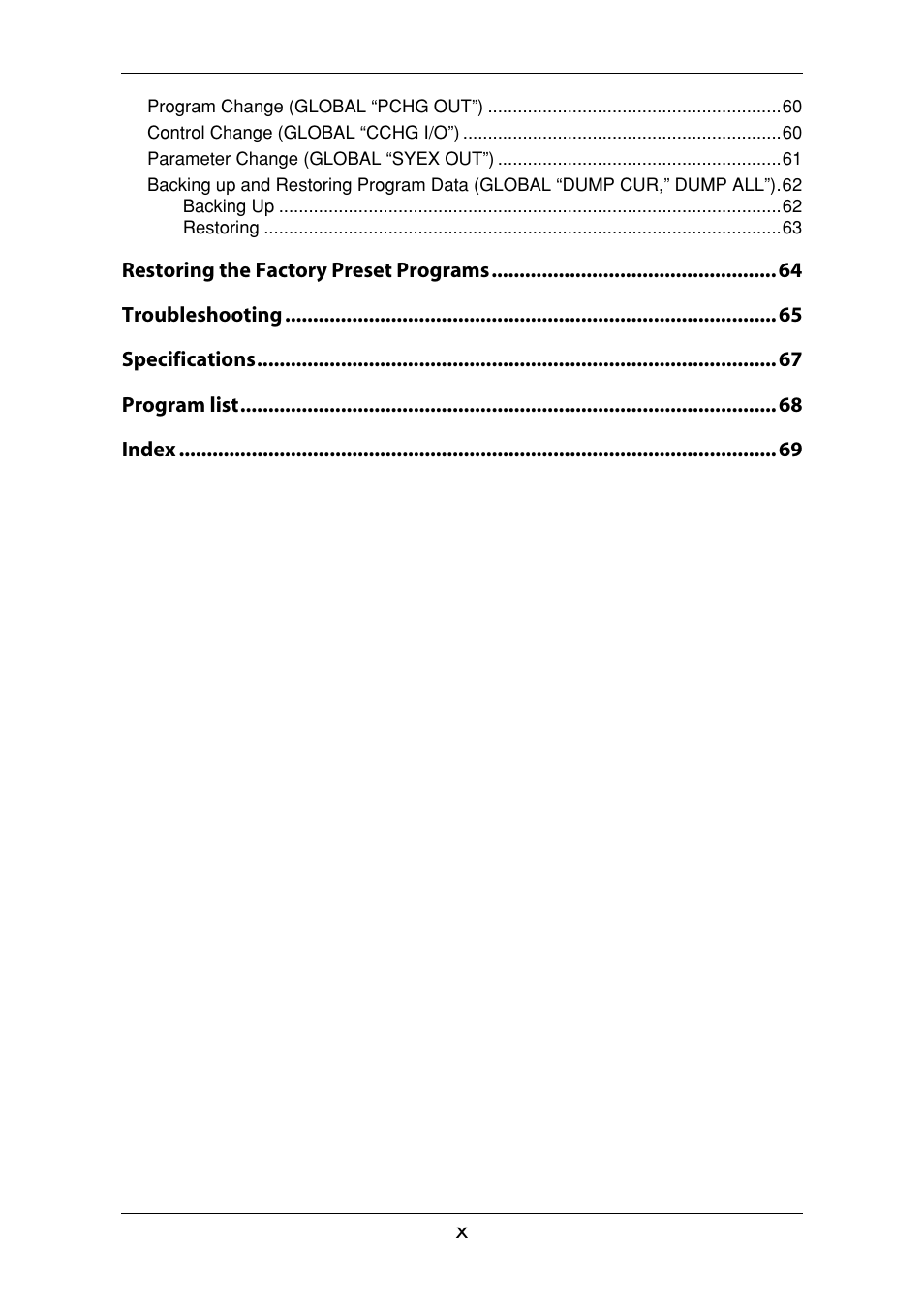 Vox Valvetronix ToneLab SE User Manual | Page 10 / 82