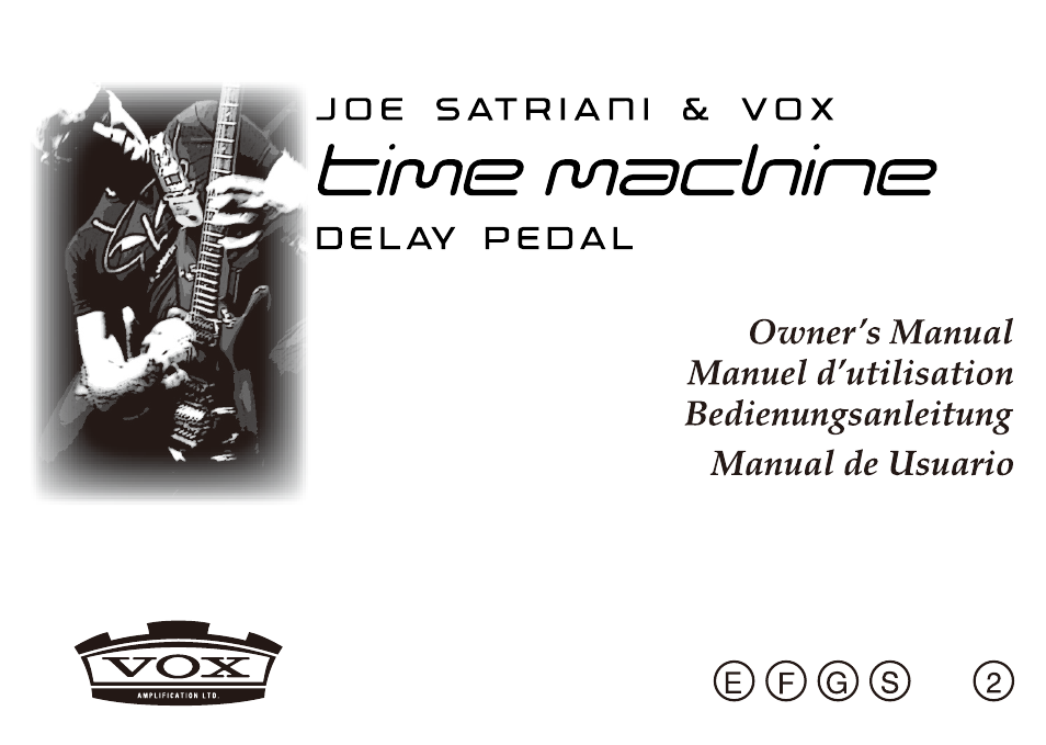 Vox Pedal User Manual | 63 pages