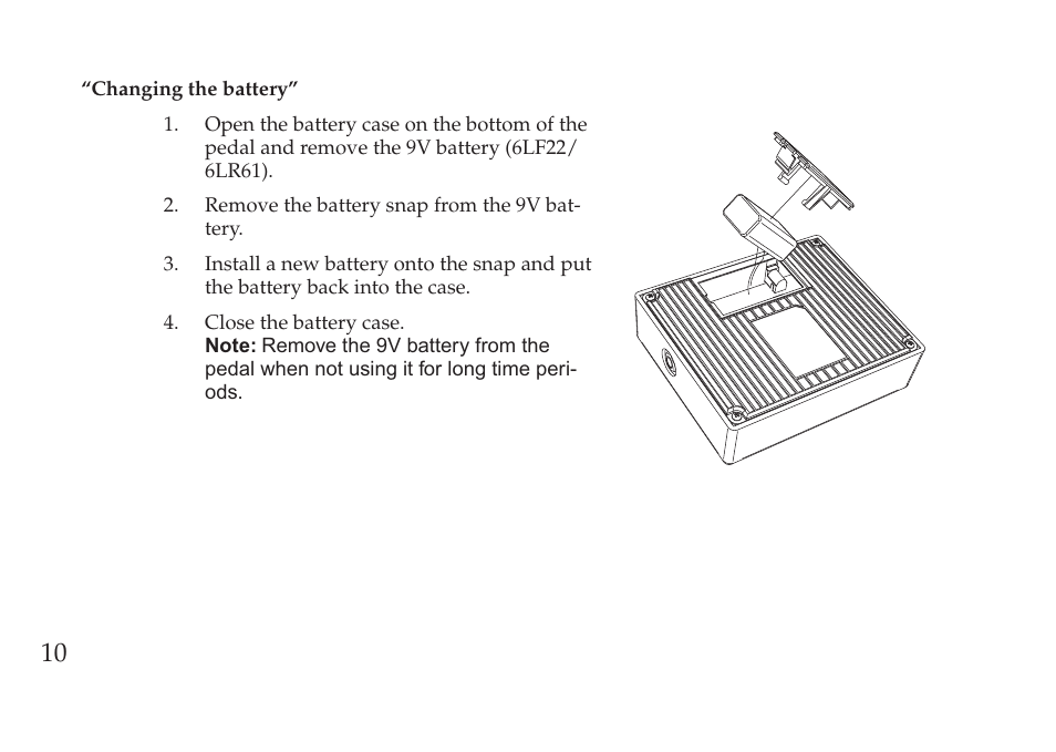 Vox Pedal User Manual | Page 10 / 63