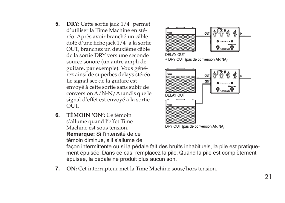 Vox Pedal User Manual | Page 21 / 63