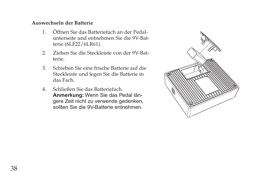 Vox Pedal User Manual | Page 38 / 63