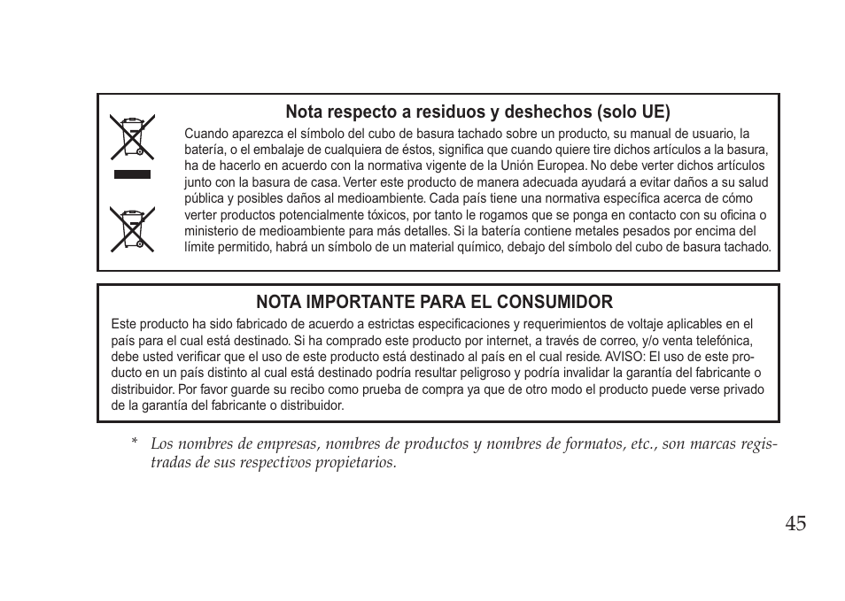 Vox Pedal User Manual | Page 45 / 63