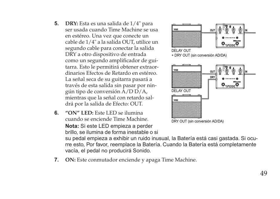 Vox Pedal User Manual | Page 49 / 63