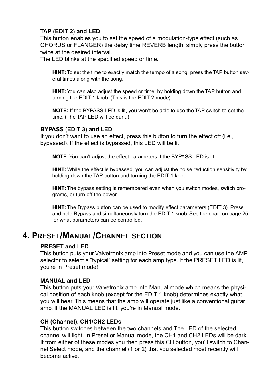 Vox AD100VT-XL User Manual | Page 10 / 35
