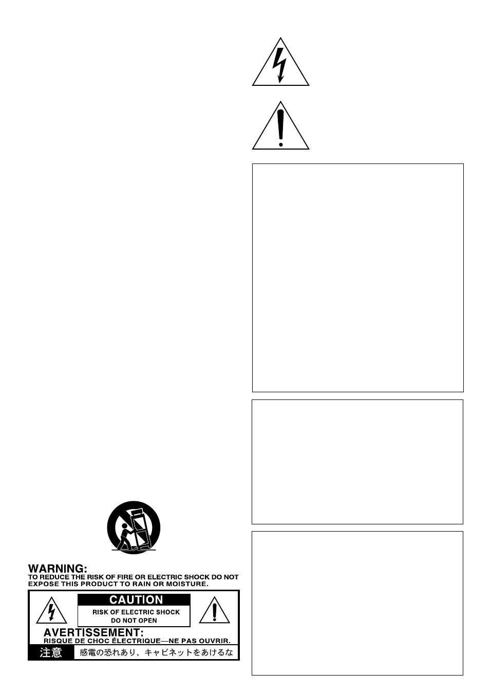 Important safety instructions, The fcc regulation warning (for u.s.a.), Ce mark for european harmonized standards | Important notice to consumers | Vox VALVETRONIX AD50VT User Manual | Page 2 / 36