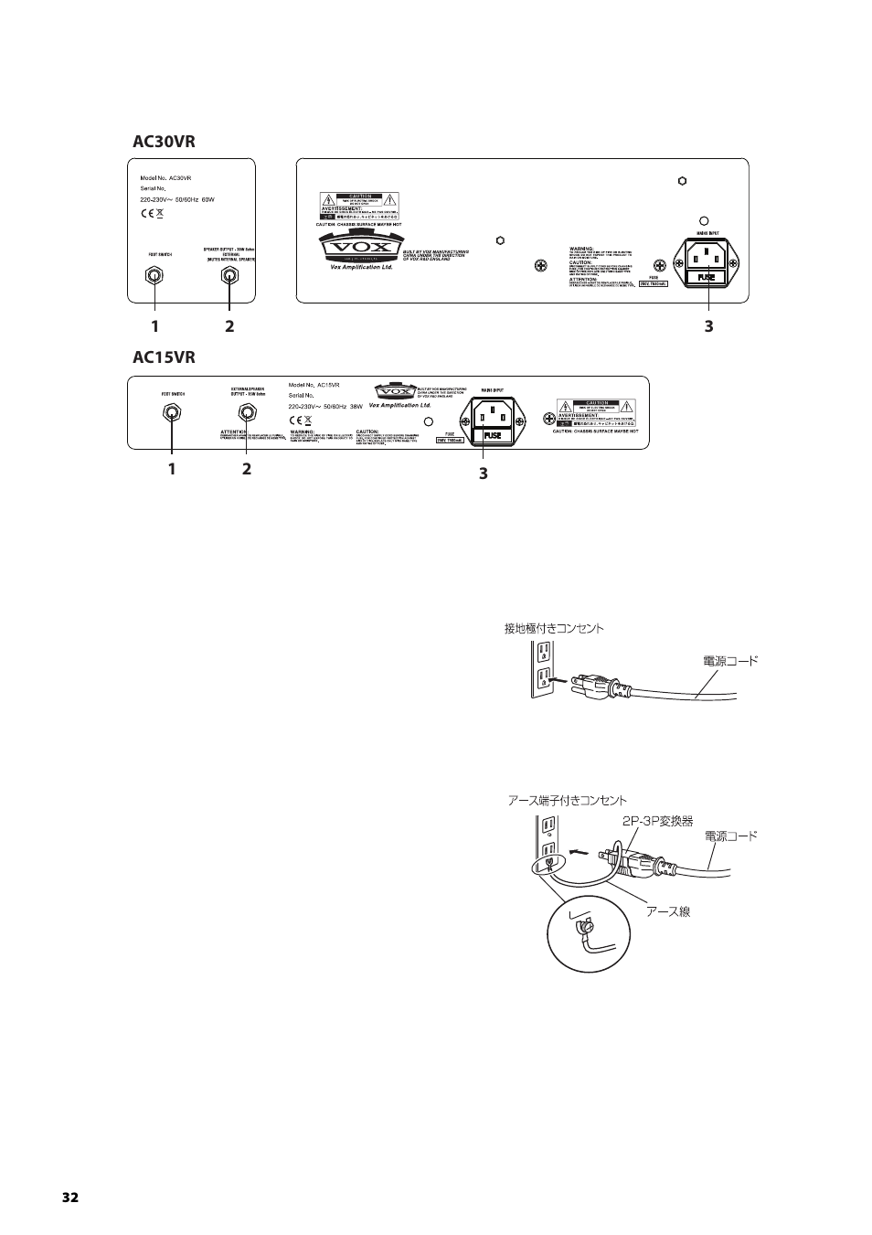 Vox AC15VR User Manual | Page 31 / 35
