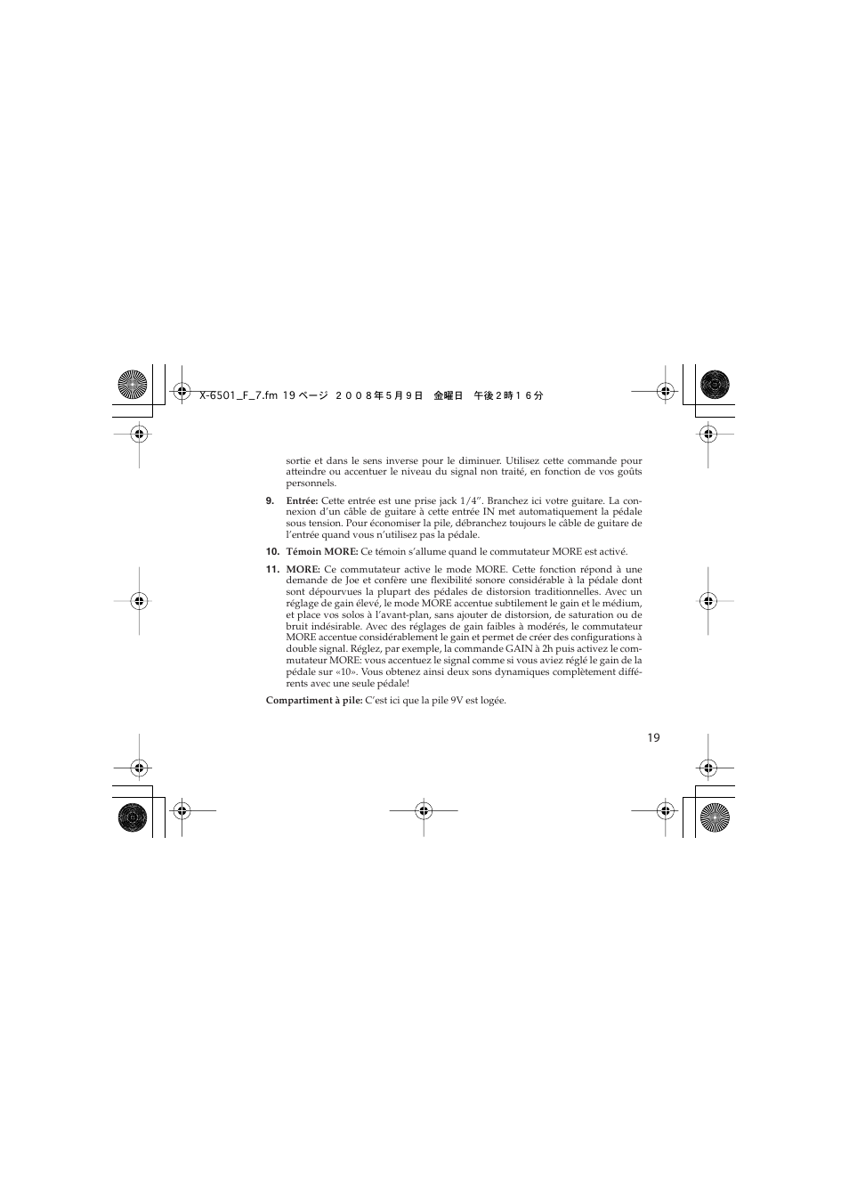 Vox Satchurator User Manual | Page 19 / 68