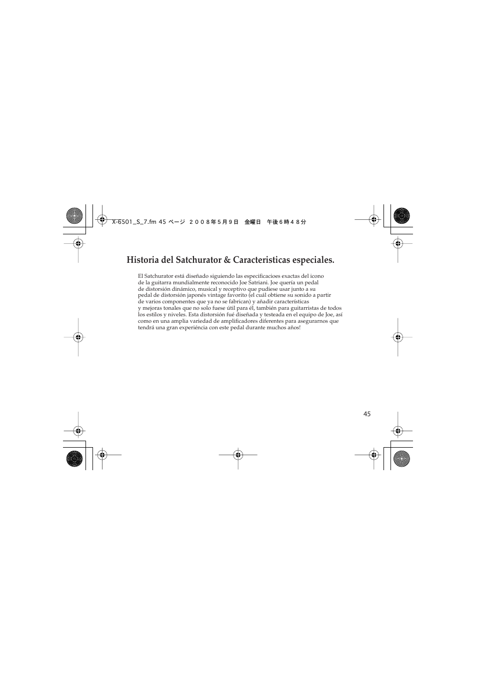 Vox Satchurator User Manual | Page 45 / 68