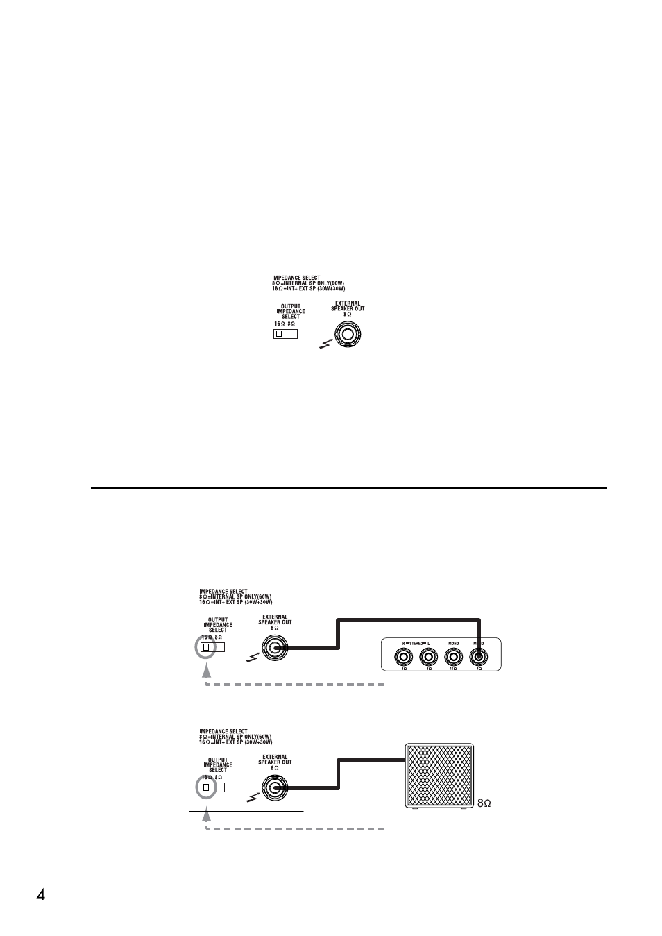 Ad60vtx speaker connection chart | Vox AD120VTX User Manual | Page 4 / 8