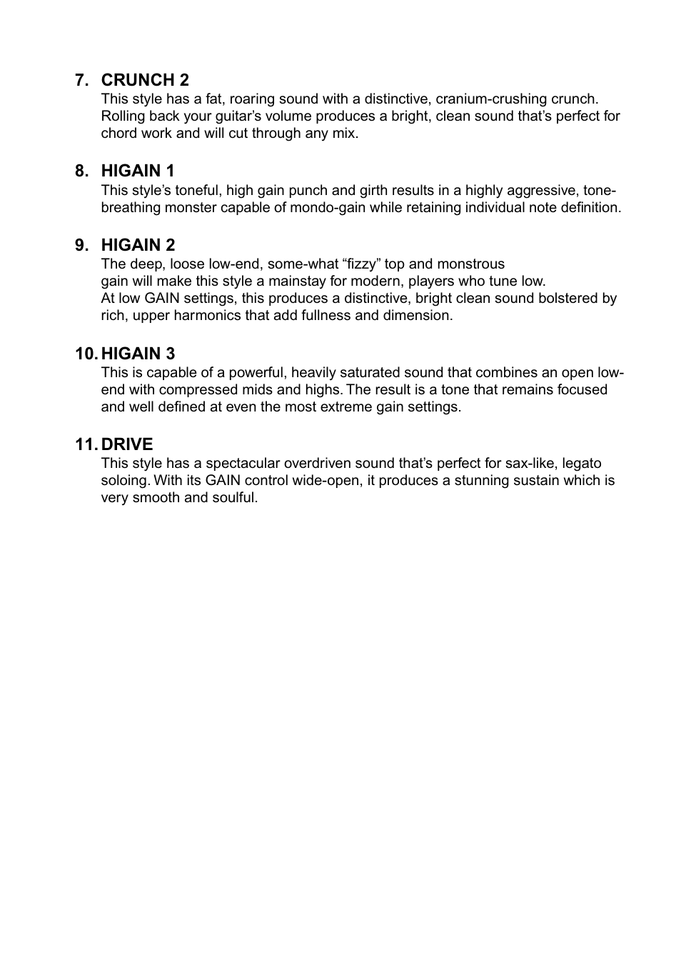 Vox DA15 User Manual | Page 19 / 28