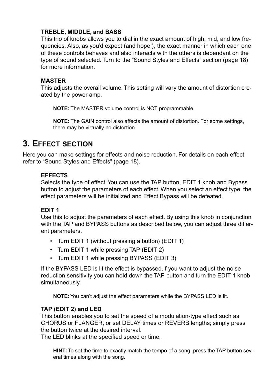 Vox DA15 User Manual | Page 8 / 28