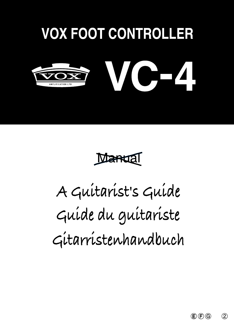 Vox VC-4 User Manual | 32 pages