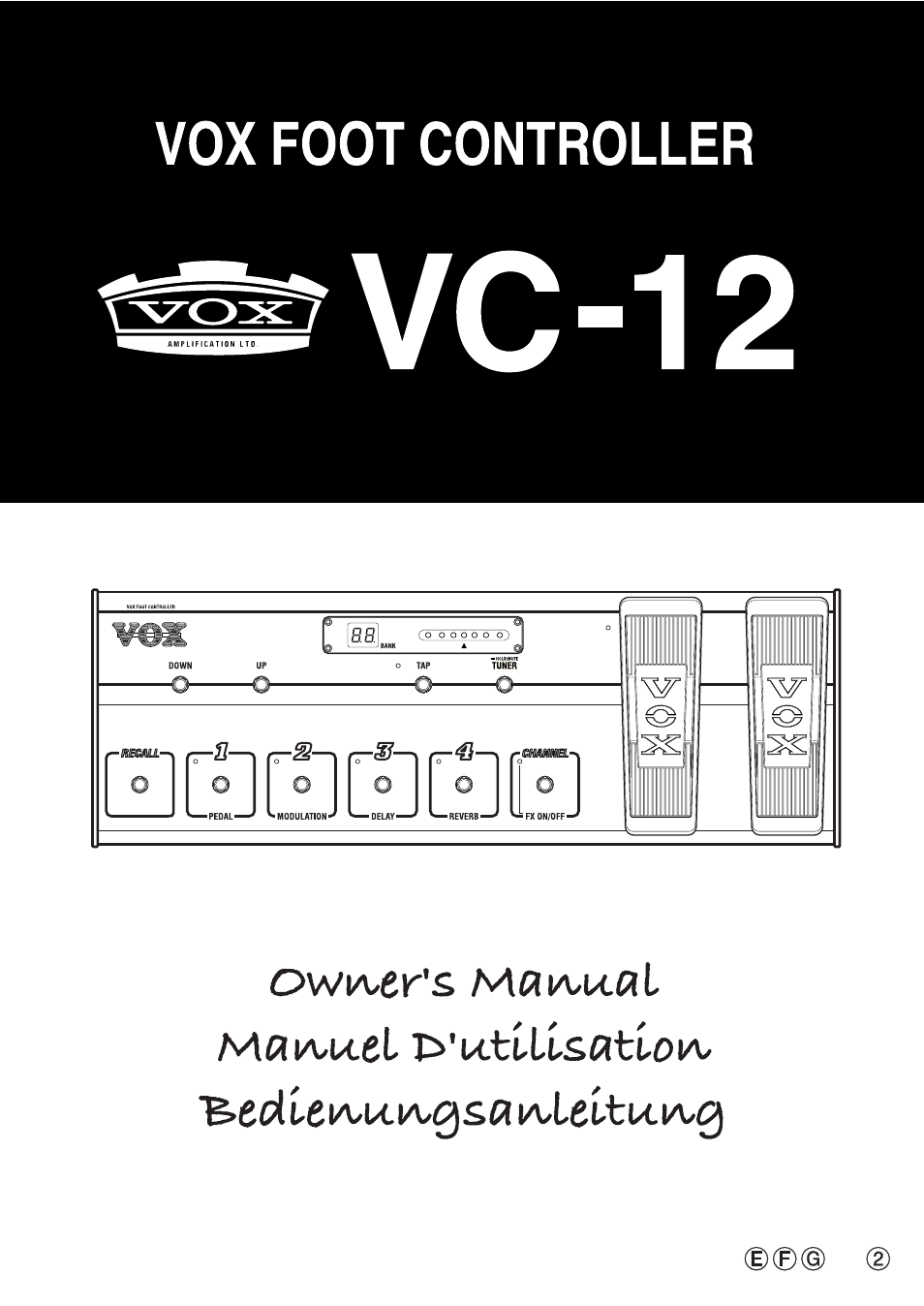 Vox VC-12 User Manual | 39 pages