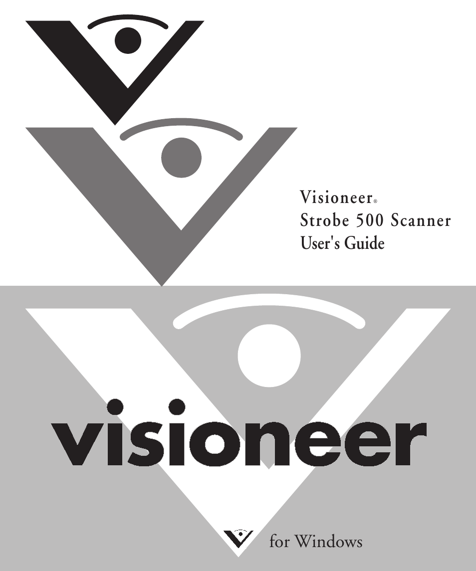 Visioneer STROBE 500 User Manual | 122 pages