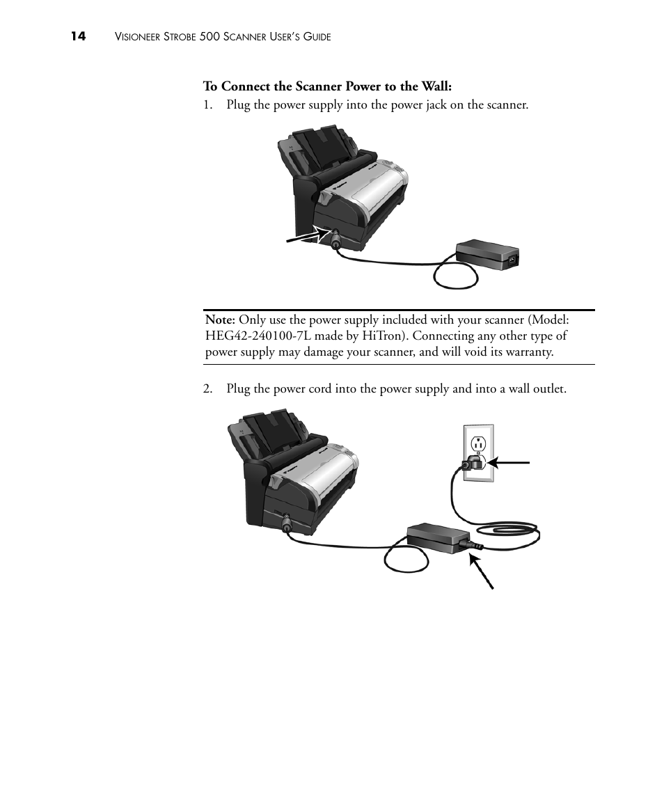 Visioneer STROBE 500 User Manual | Page 21 / 122