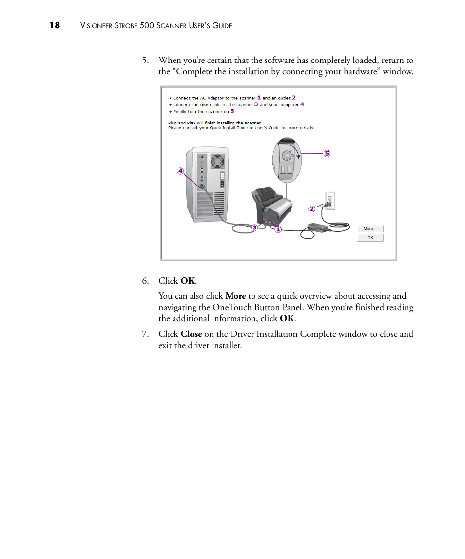 Visioneer STROBE 500 User Manual | Page 25 / 122