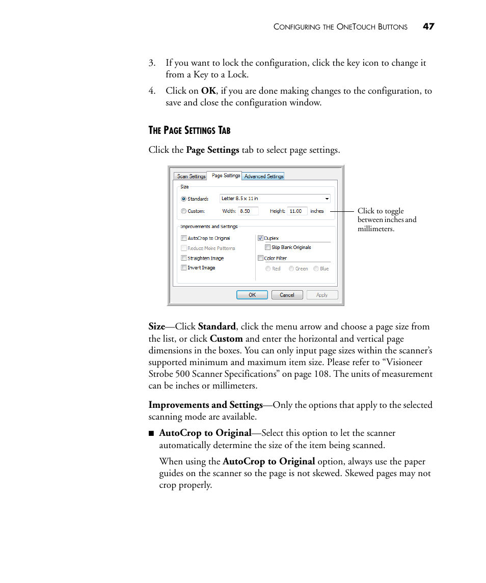 Visioneer STROBE 500 User Manual | Page 54 / 122