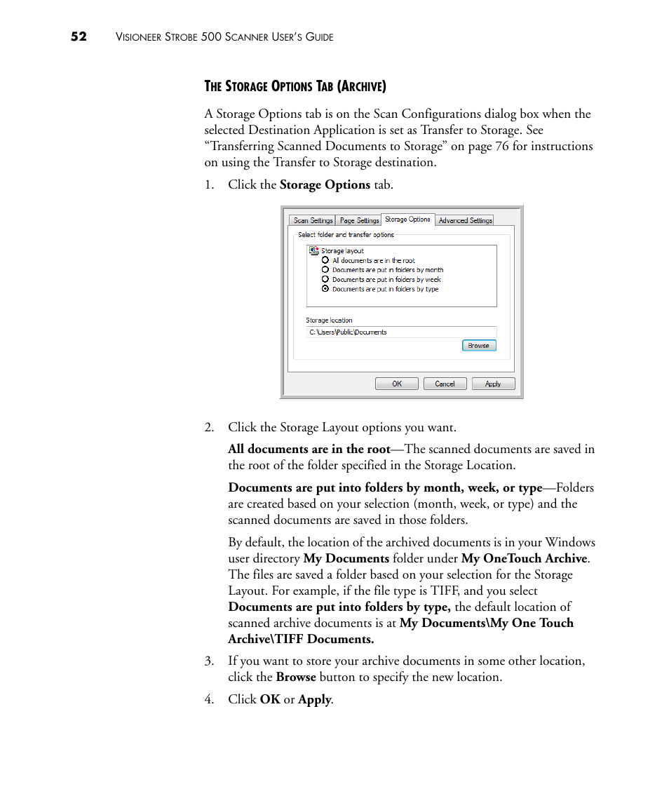 Visioneer STROBE 500 User Manual | Page 59 / 122