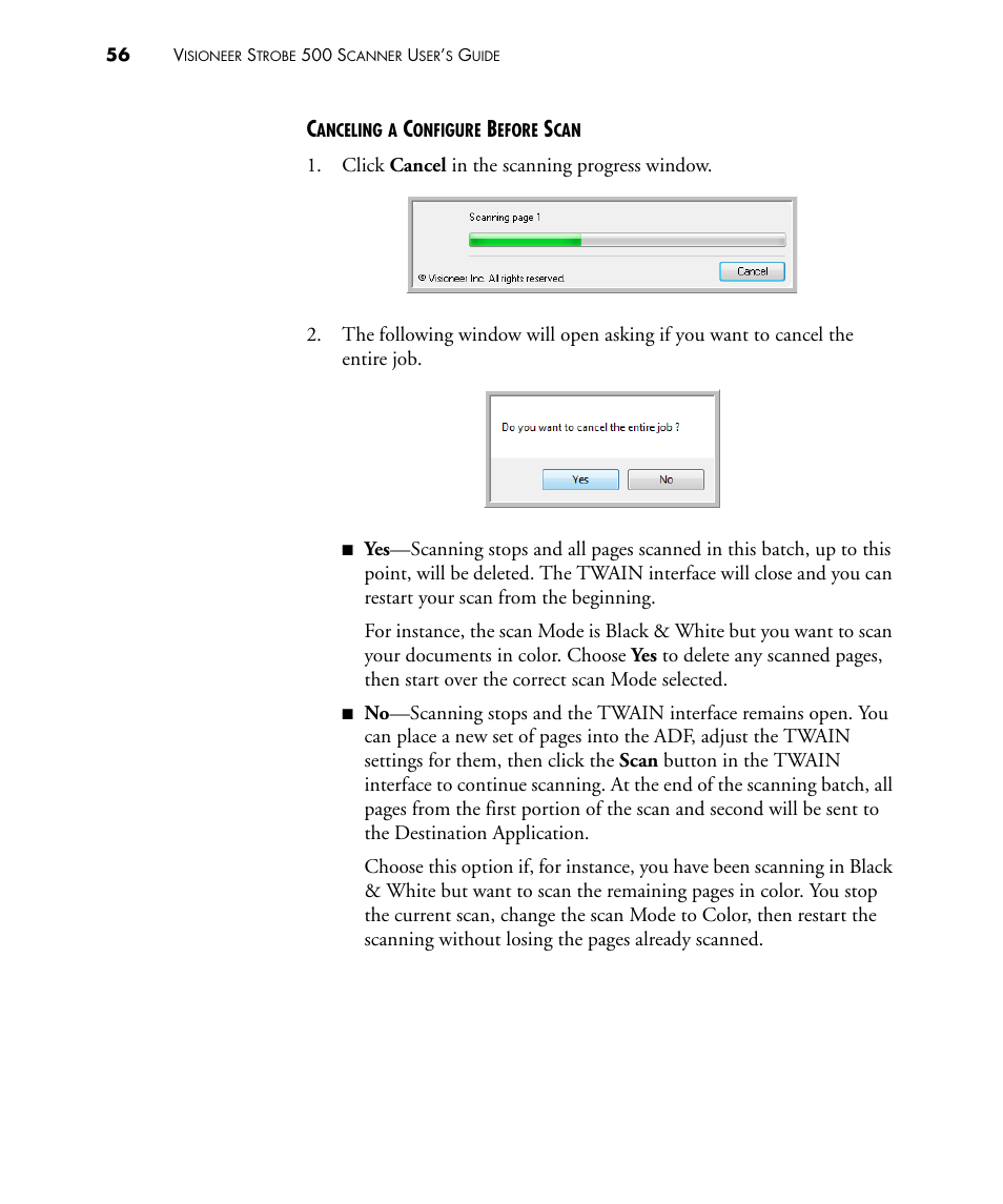 Visioneer STROBE 500 User Manual | Page 63 / 122