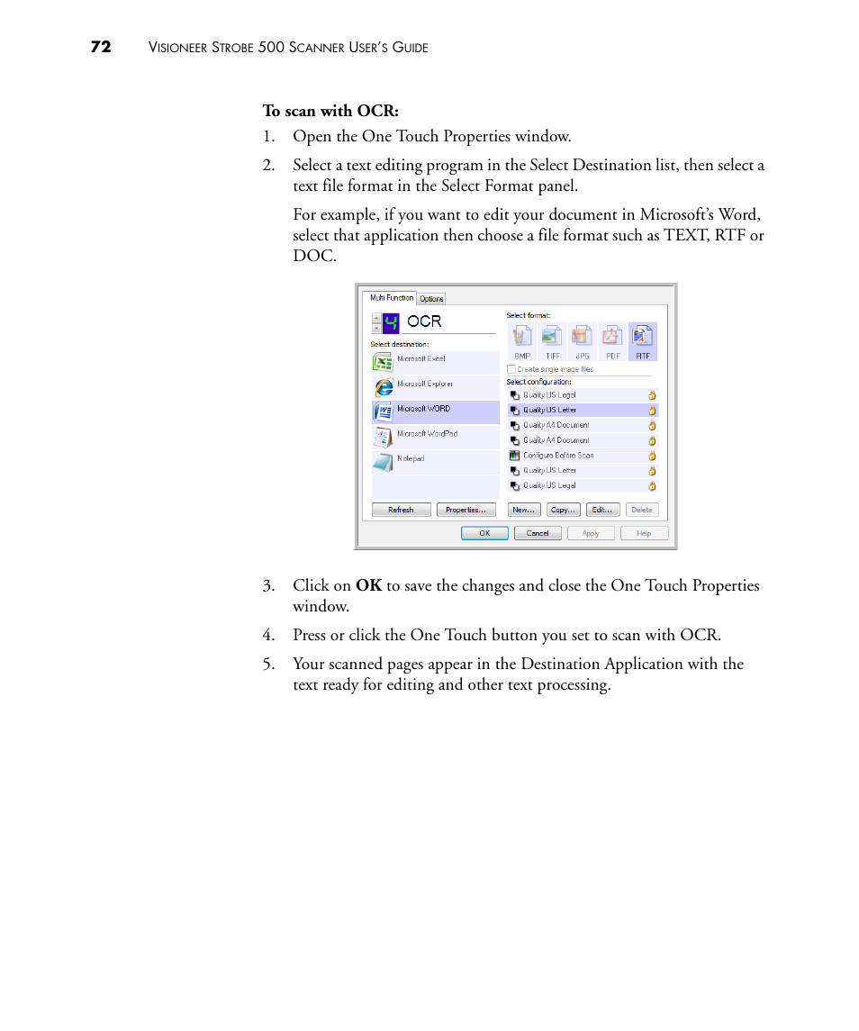 Visioneer STROBE 500 User Manual | Page 79 / 122
