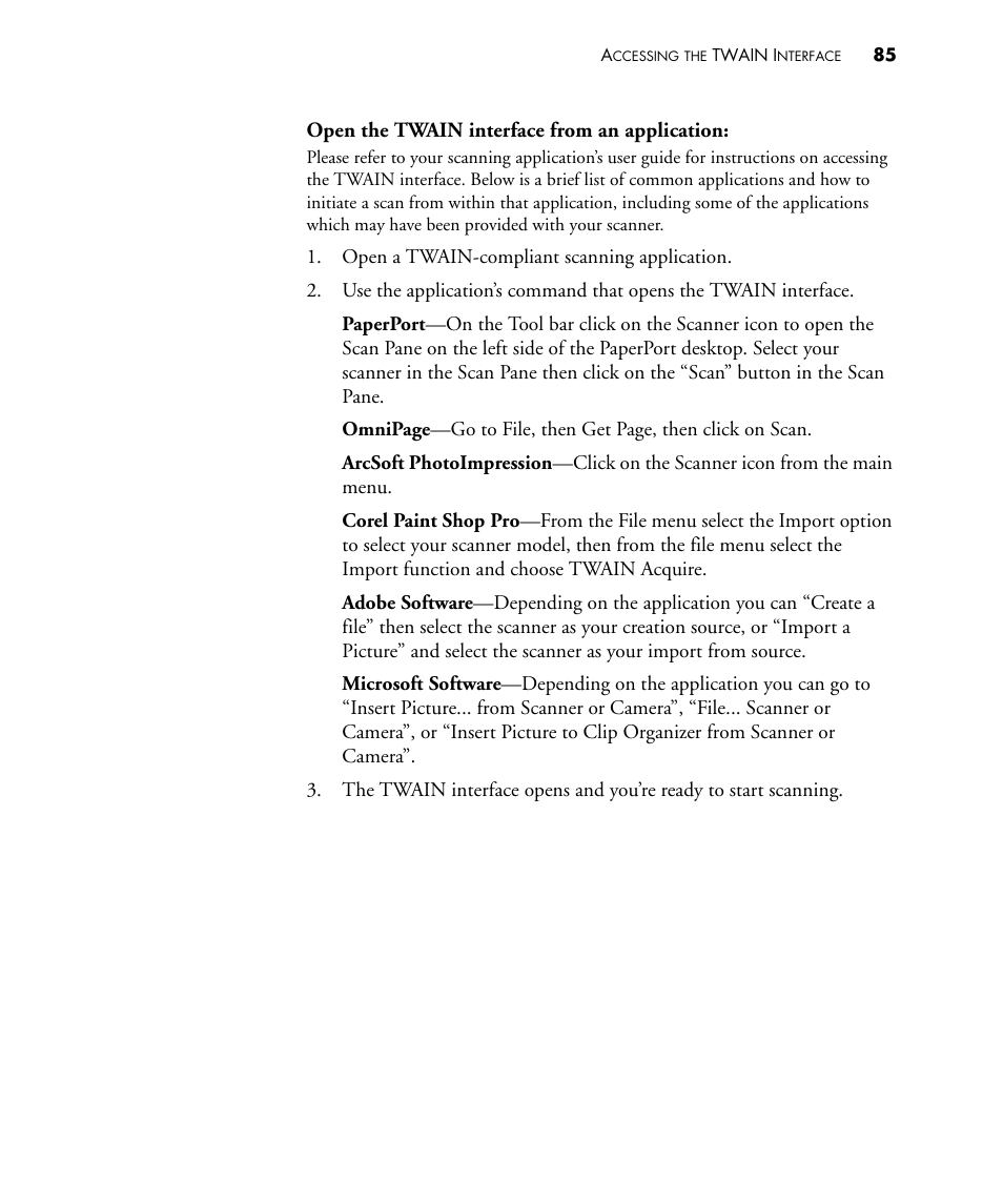 Visioneer STROBE 500 User Manual | Page 92 / 122