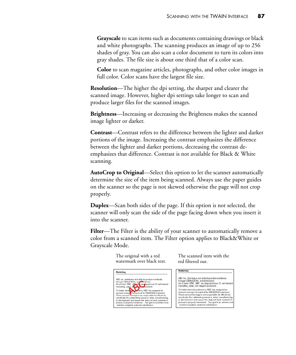 Visioneer STROBE 500 User Manual | Page 94 / 122