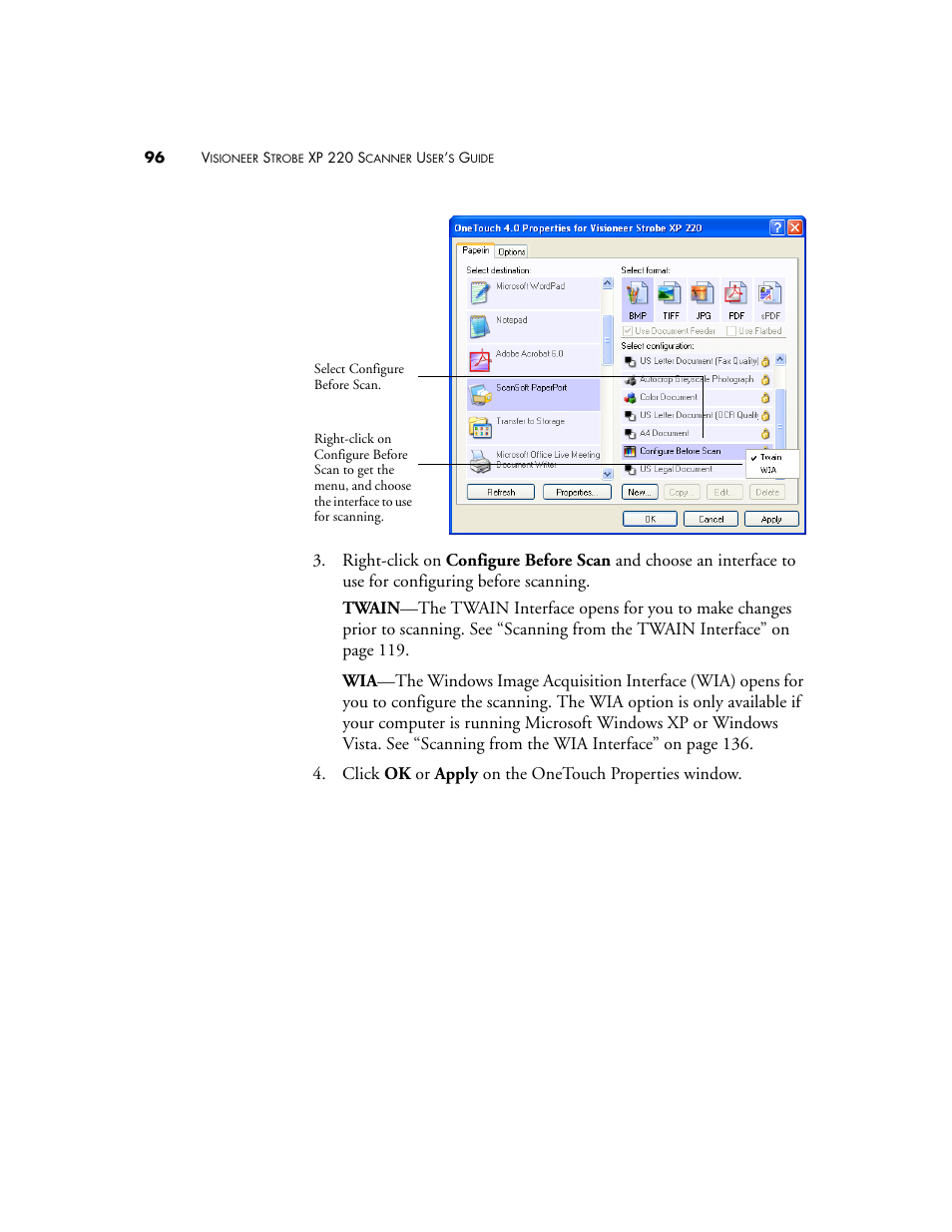 Visioneer XP220 User Manual | Page 103 / 172