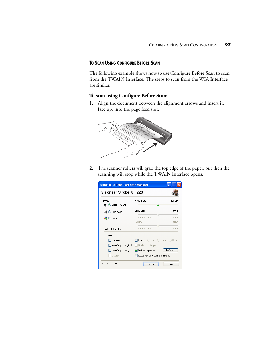 Visioneer XP220 User Manual | Page 104 / 172