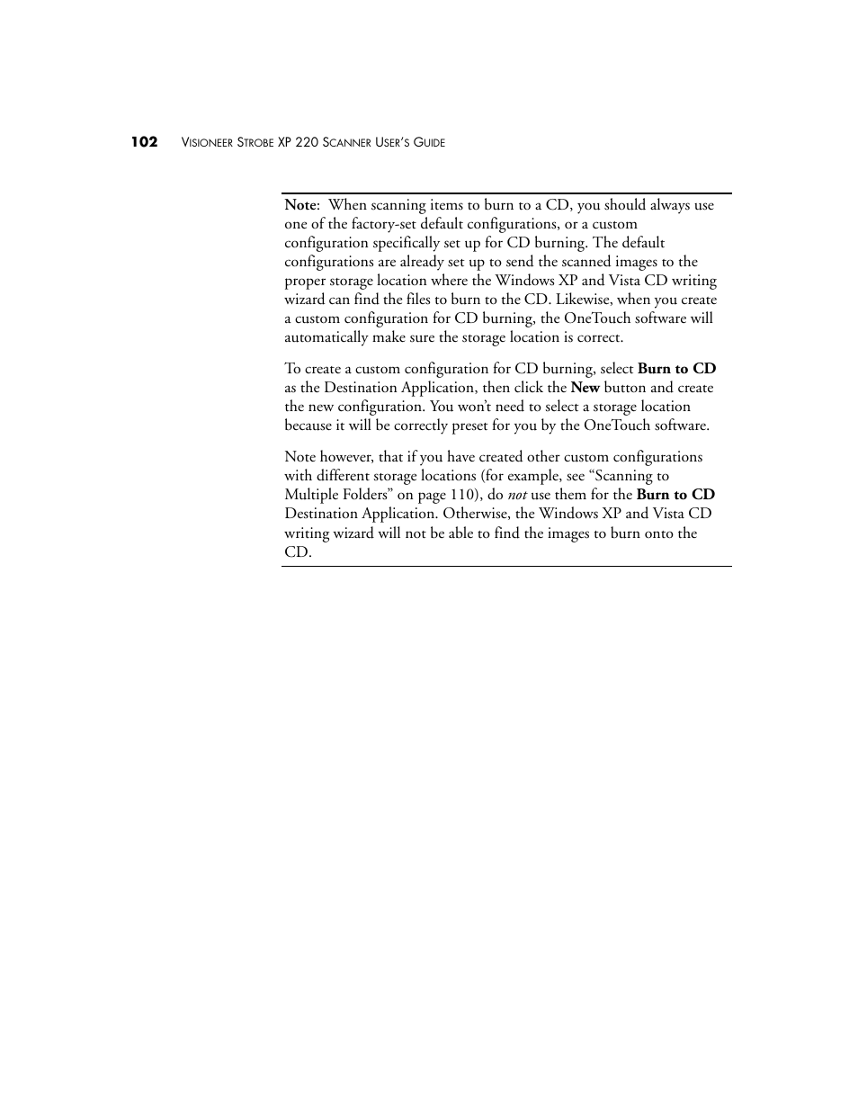 Visioneer XP220 User Manual | Page 109 / 172