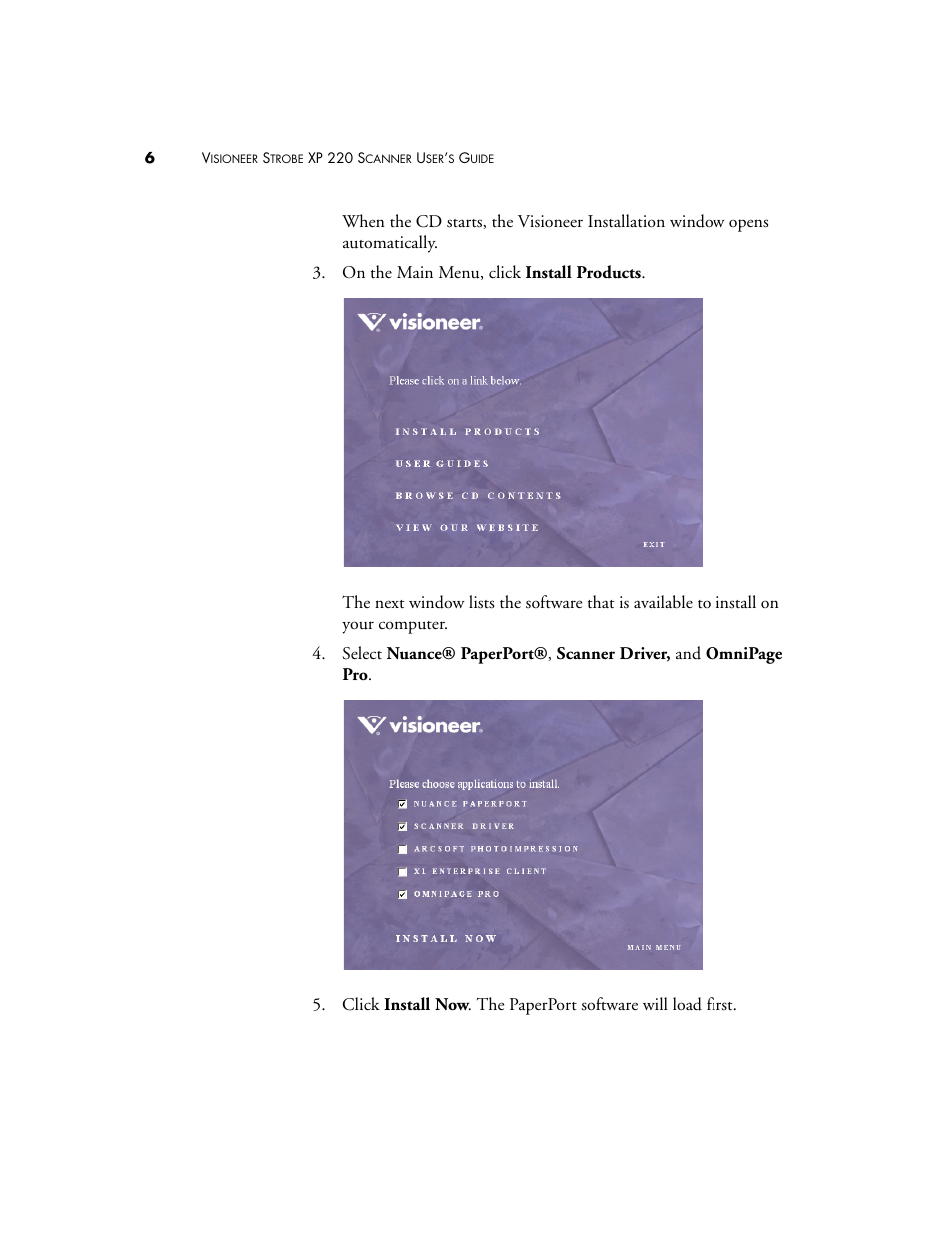 Visioneer XP220 User Manual | Page 13 / 172