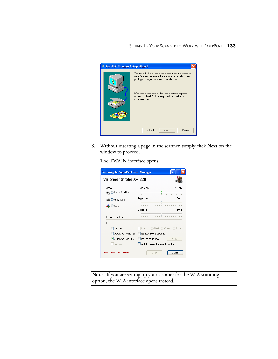 Visioneer XP220 User Manual | Page 140 / 172