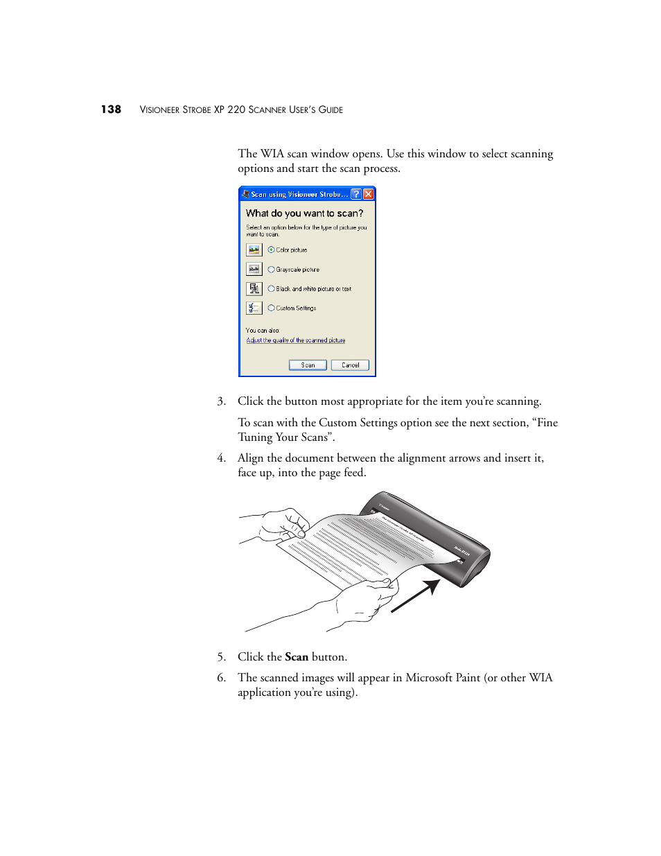 Visioneer XP220 User Manual | Page 145 / 172