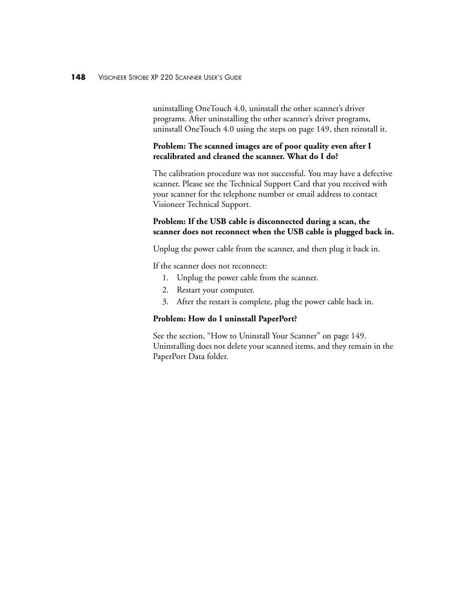 Visioneer XP220 User Manual | Page 155 / 172