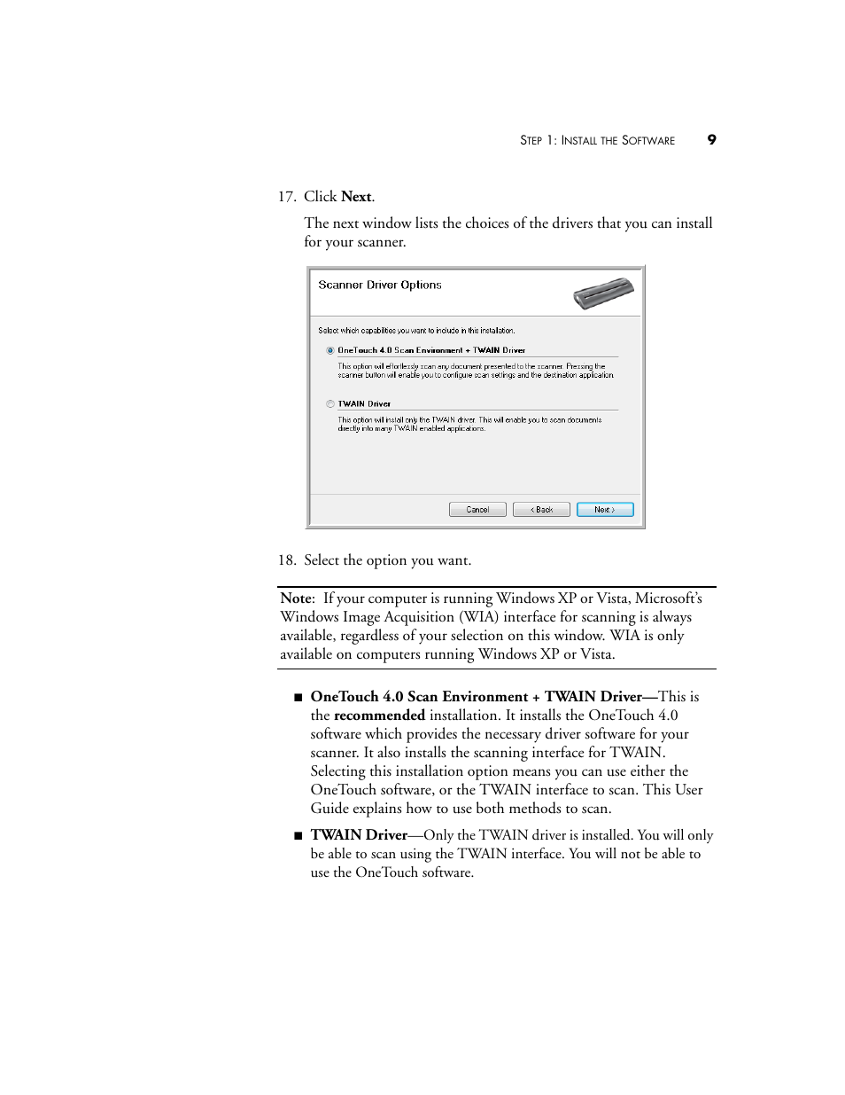 Visioneer XP220 User Manual | Page 16 / 172
