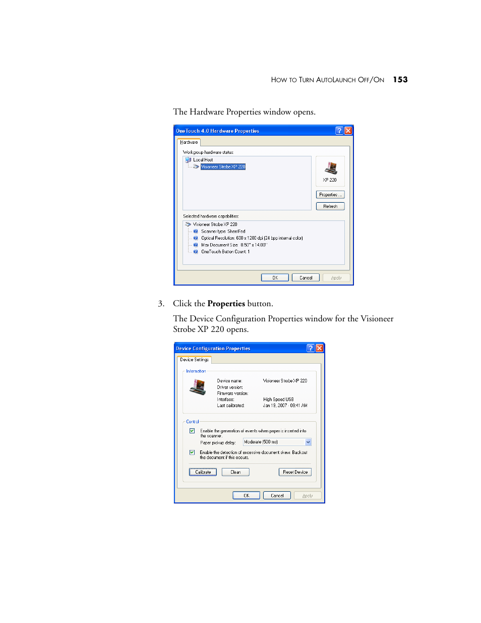 Visioneer XP220 User Manual | Page 160 / 172