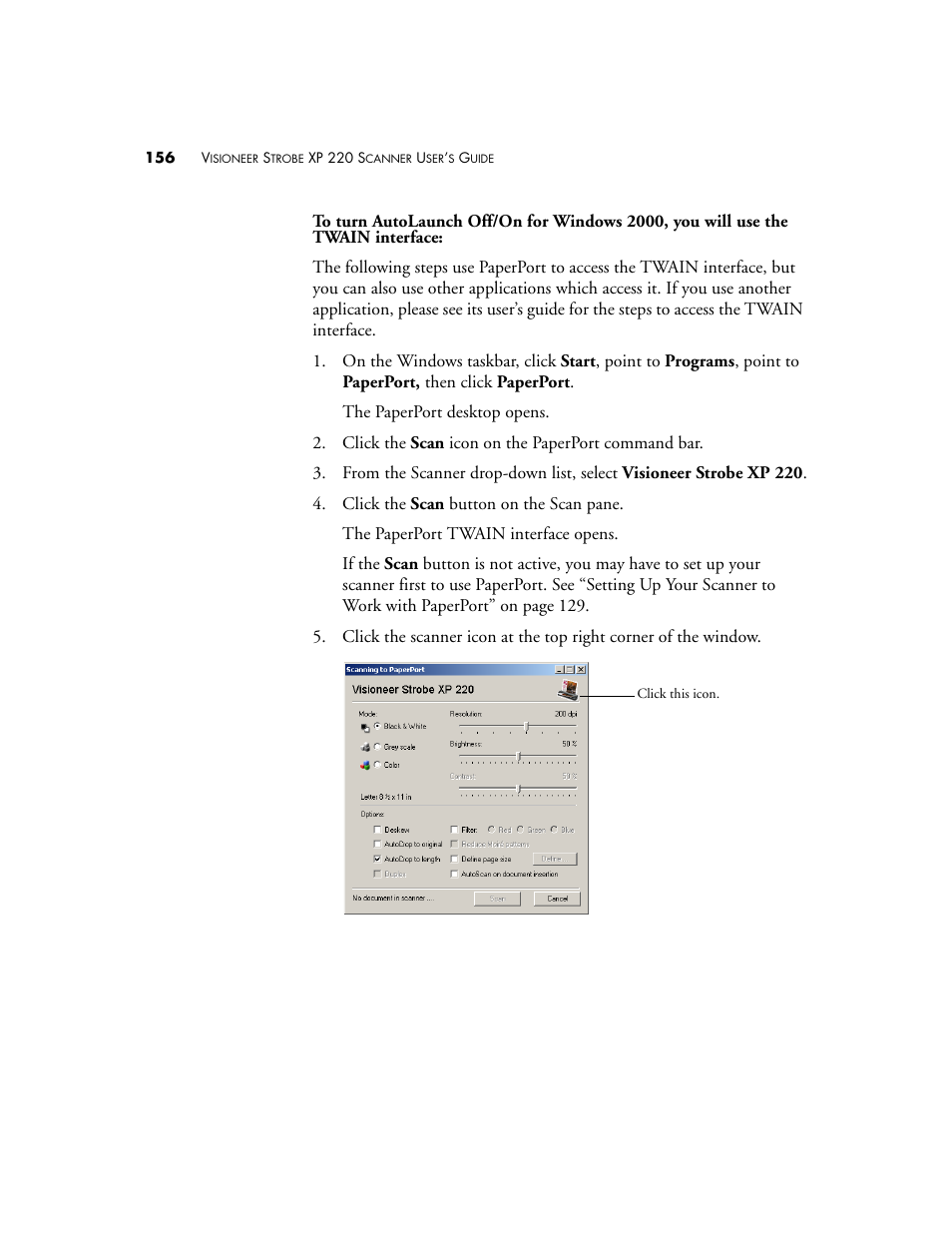 Visioneer XP220 User Manual | Page 163 / 172