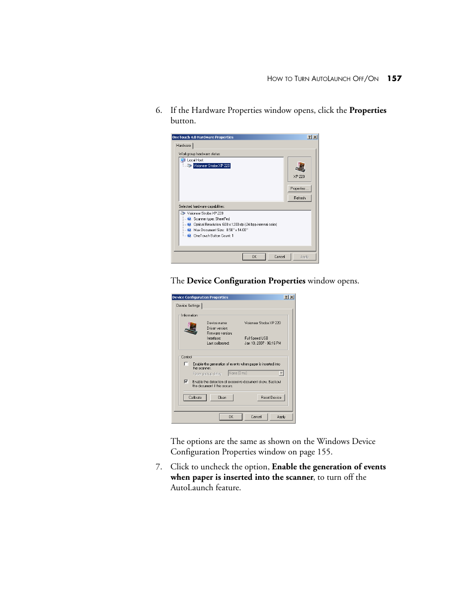Visioneer XP220 User Manual | Page 164 / 172