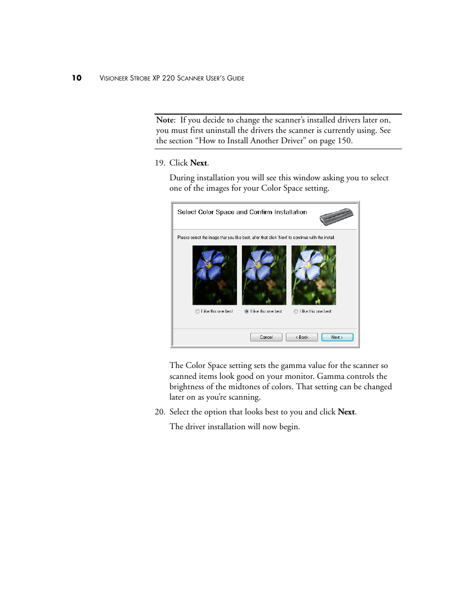 Visioneer XP220 User Manual | Page 17 / 172
