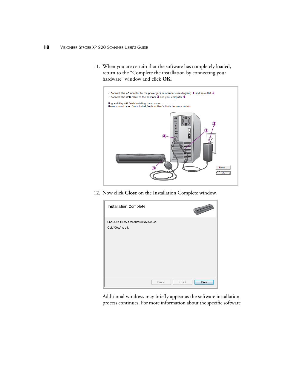 Visioneer XP220 User Manual | Page 25 / 172
