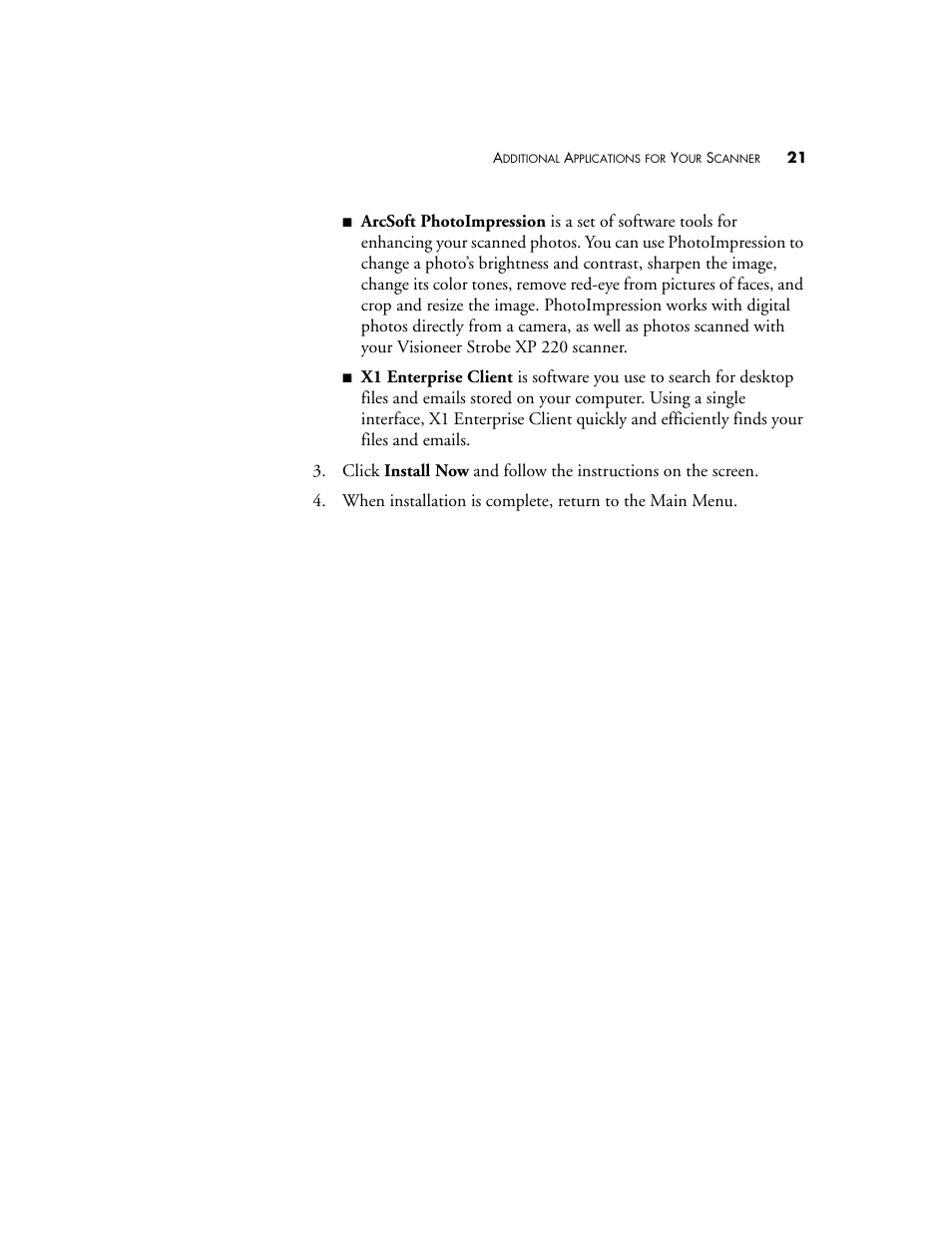 Visioneer XP220 User Manual | Page 28 / 172