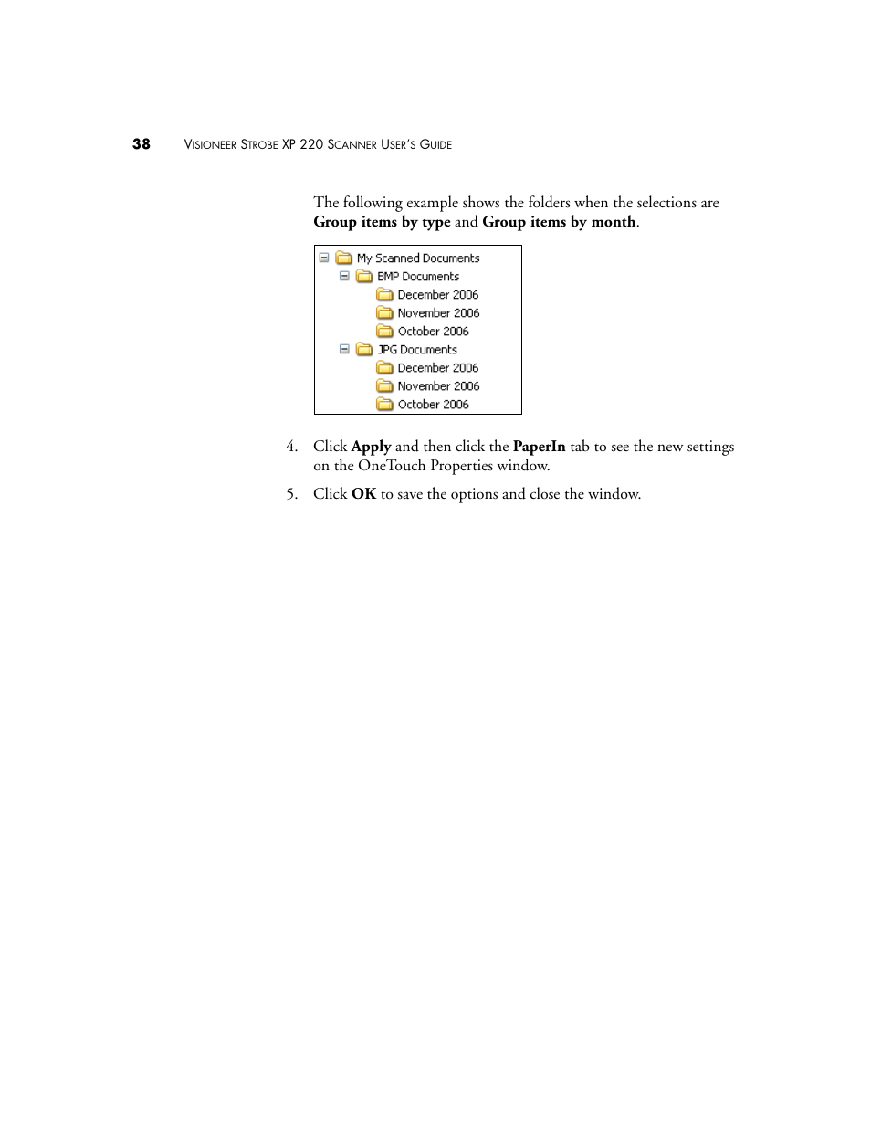 Visioneer XP220 User Manual | Page 45 / 172