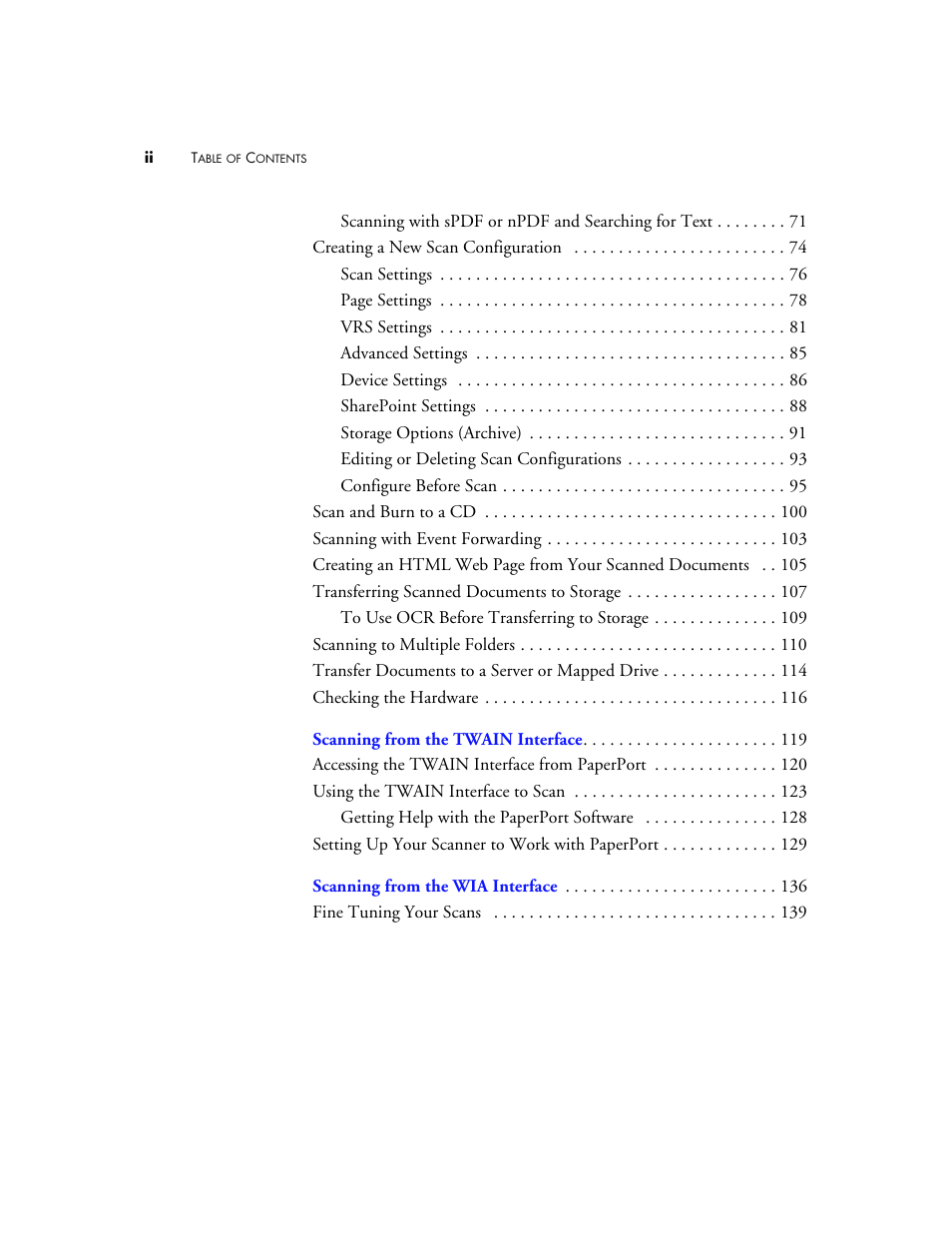 Visioneer XP220 User Manual | Page 5 / 172