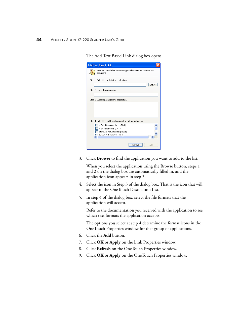 Visioneer XP220 User Manual | Page 51 / 172