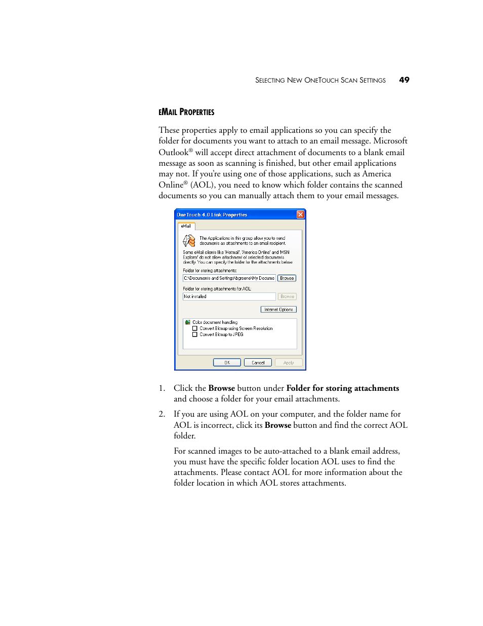 Visioneer XP220 User Manual | Page 56 / 172