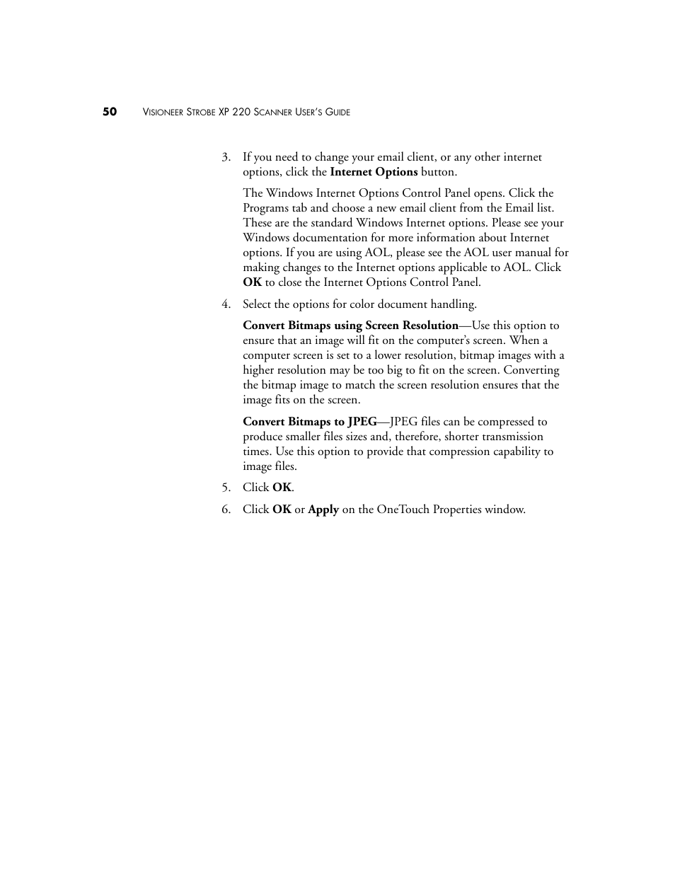 Visioneer XP220 User Manual | Page 57 / 172