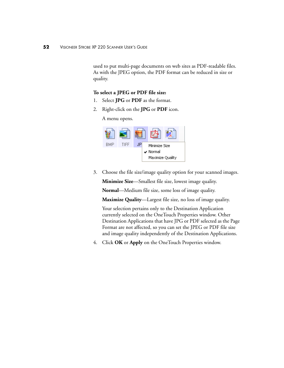 Visioneer XP220 User Manual | Page 59 / 172